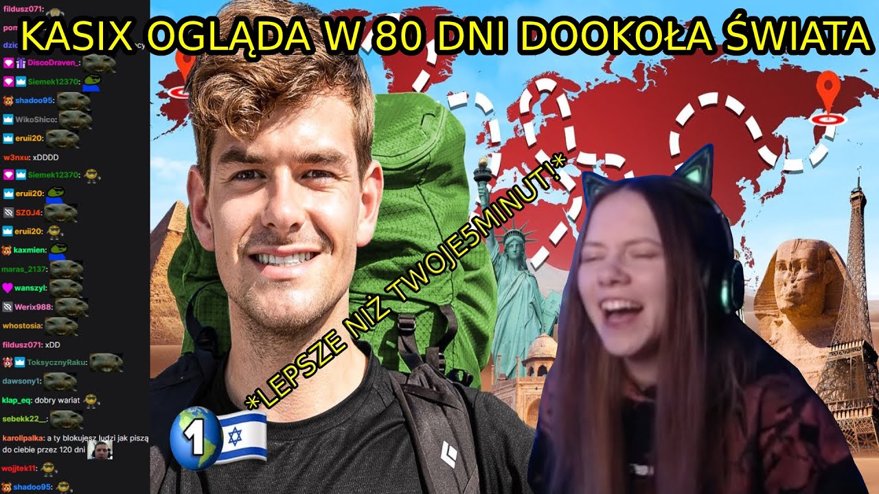 Kasix ogląda W 80 DNI DOOKOŁA ŚWIATA!