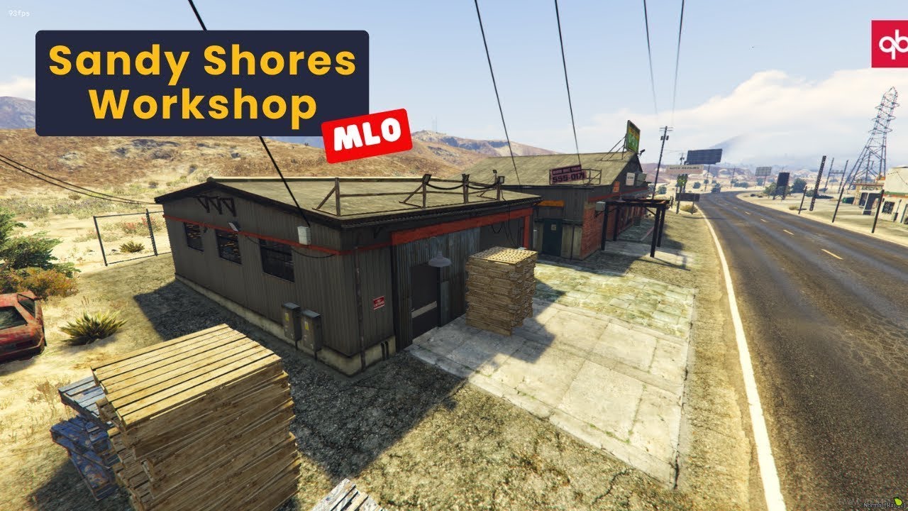 FiveM MLO - Sandy Shores Workshop MLO [New Update] | FiveM Maps | FiveM Interior | GTA 5 MLO
