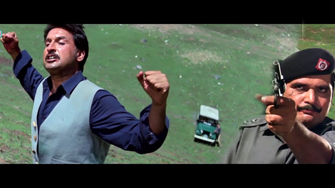 पीट पे वॉर करने वाली पाकिस्तानी पुलिस से नहीं बच पाए अशरफ Rishi Kapoor, Kiran Kumar Henna Border सीन
