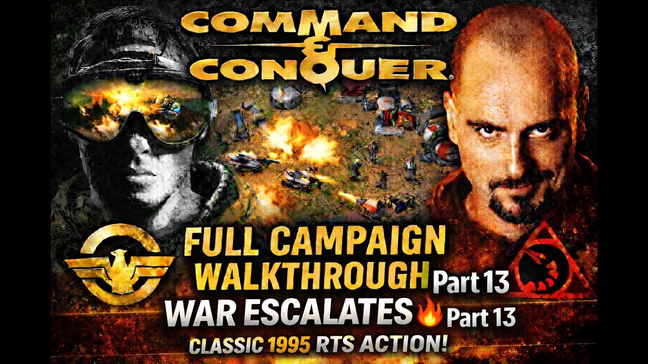 Command & Conquer (1995) – Full Campaign Walkthrough | Classic RTS Gameplay (Part 13)