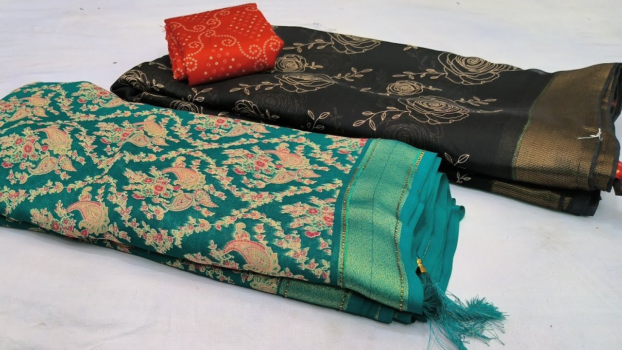 Chiffon Sarees| Patola sarees|Soft Saree#Newfancysaree #Sareecolletion