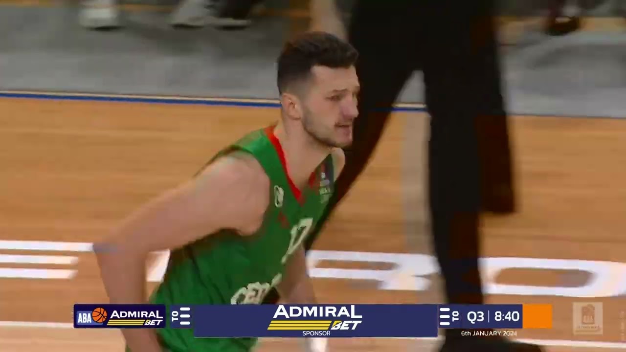 AdmiralBet ABA League 2023/24 HL, Round 15: Cedevita Olimpija - C. zvezda Meridianbet (5.1.2024)