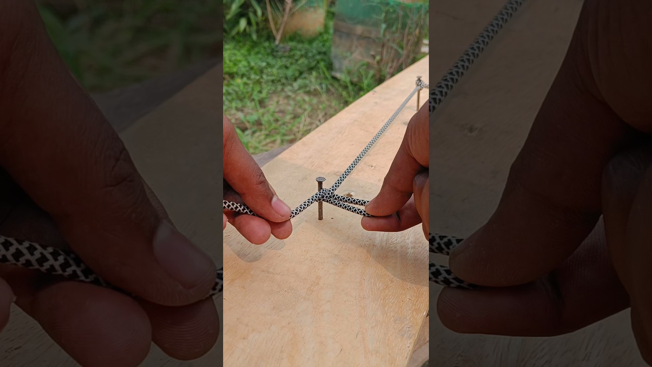 Very effective knot #rope #lifehacks #knotskill