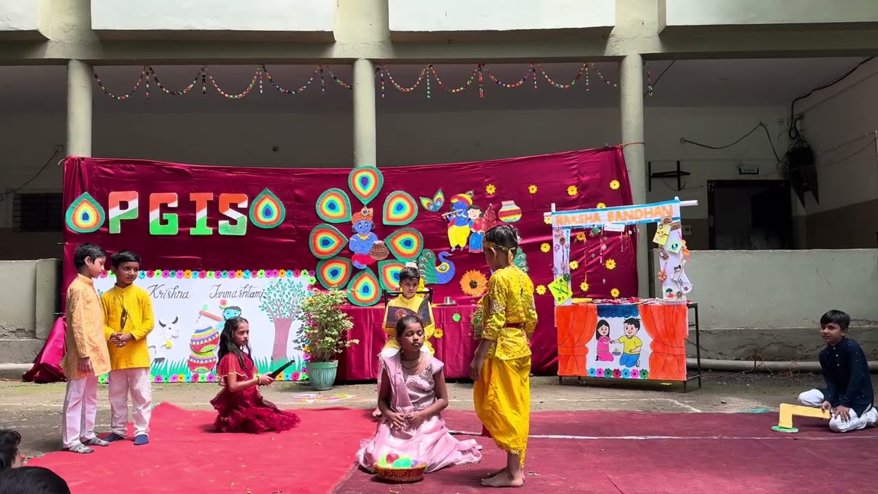 Krishna Skit Performance | Janmashtami 2025 at PGIS School