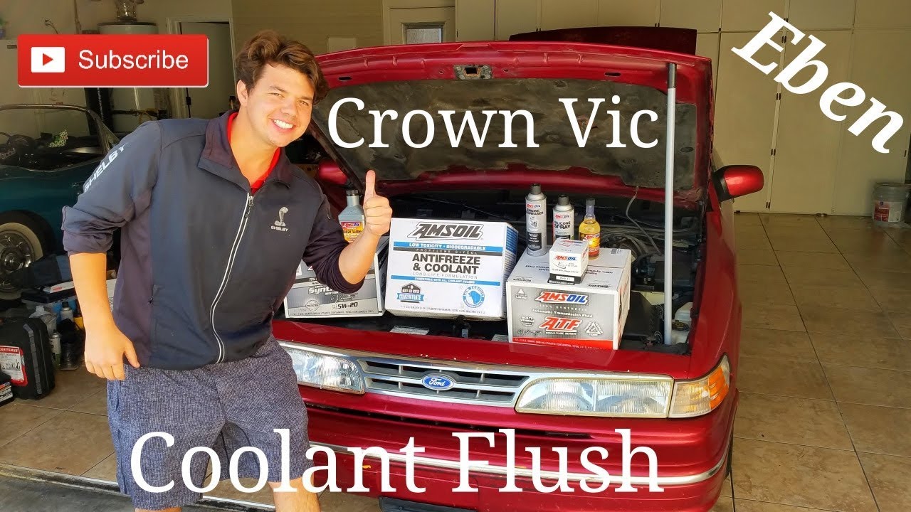 1995 Ford Crown Victoria radiator coolant change and flush