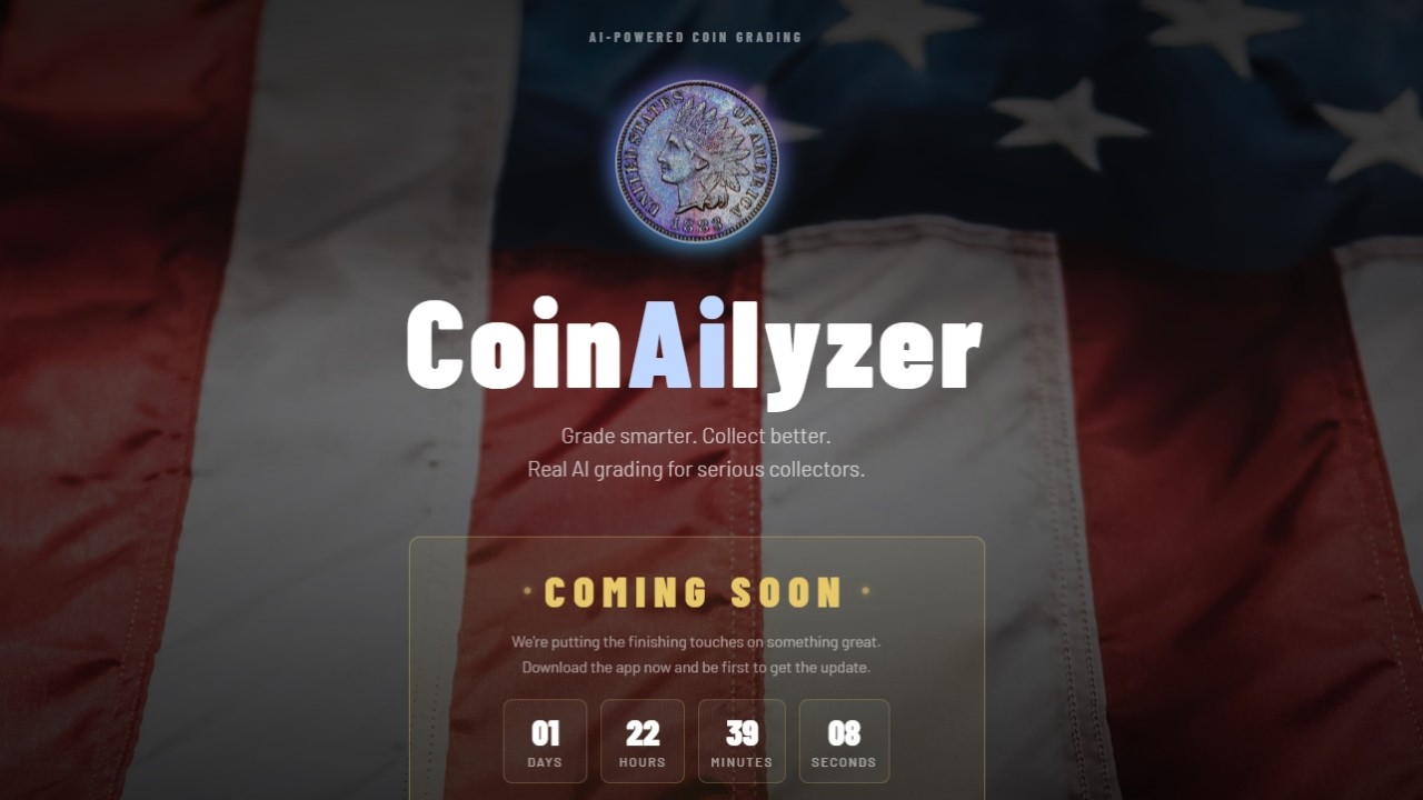 CoinAiLyzer Is Here - AI App Trained By Coin Dealers