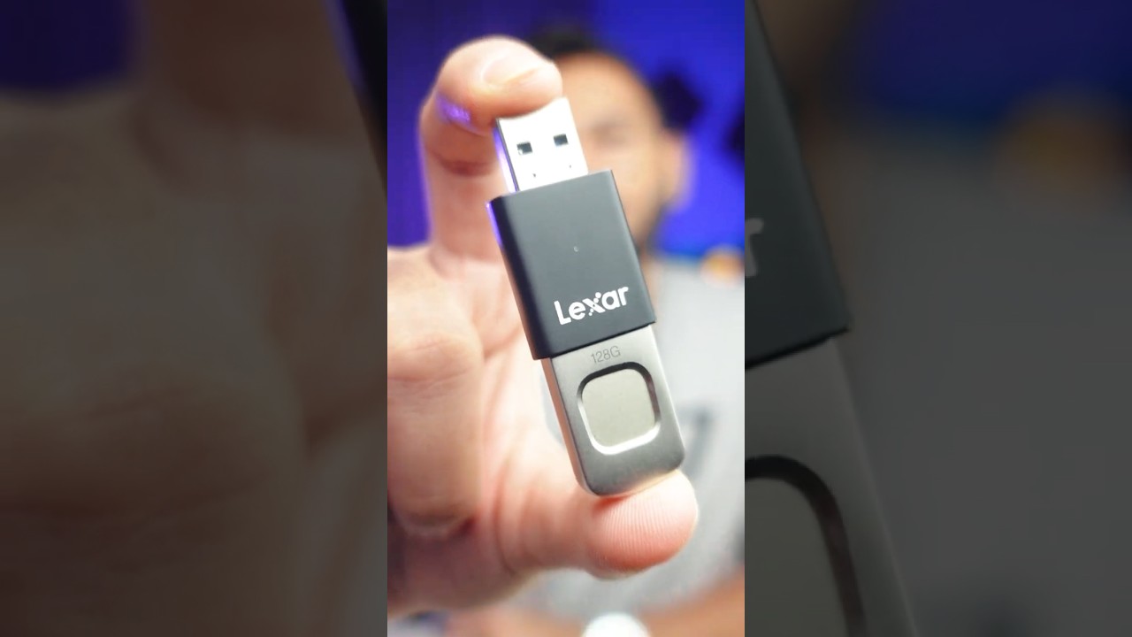 The Most Secure 128GB Pendrive! 🤯 - Lexar JumpDrive F35 Pro