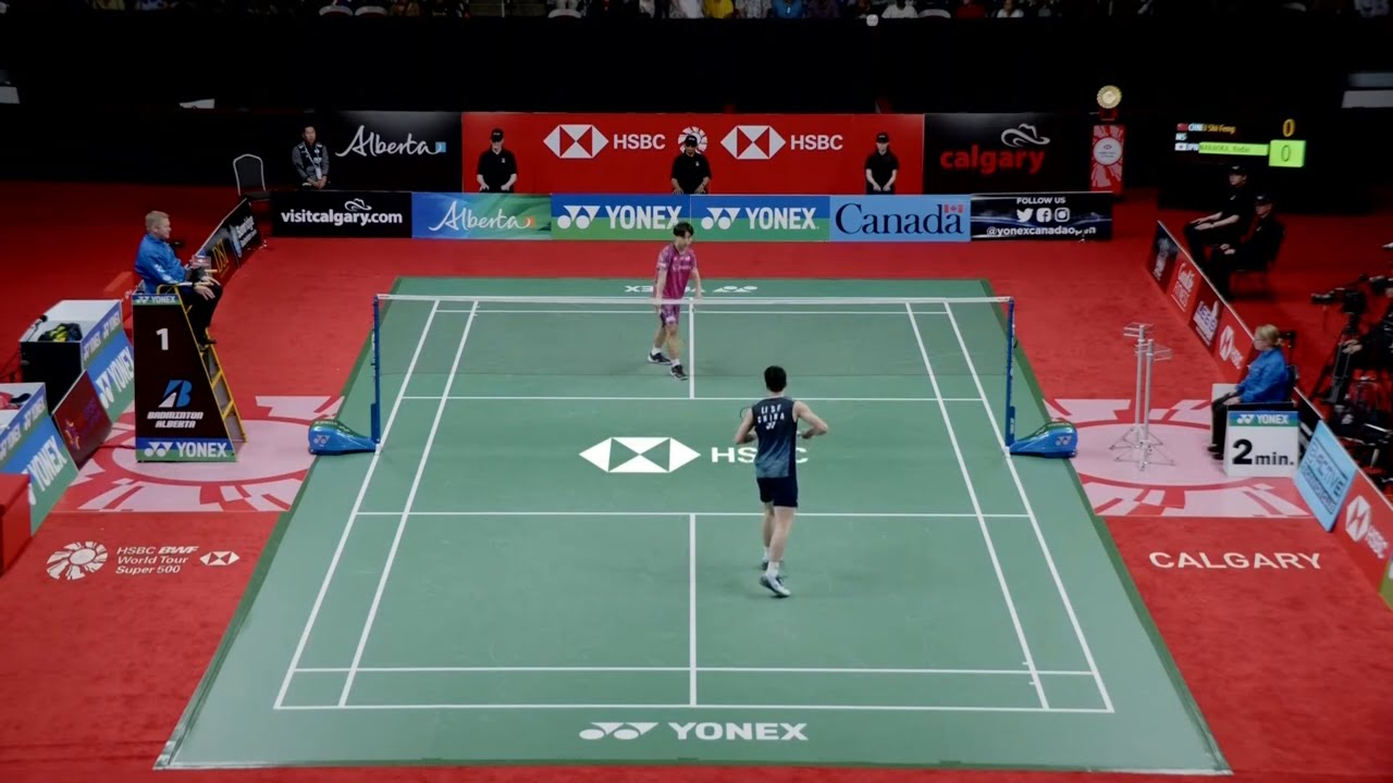 Kodai Naraoka(JPN)  vs Li Shi Feng(CHN) | Cầu l&ocirc;ng Canada open 2023 | B&aacute;n kết
