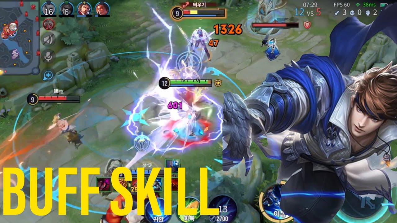 버프먹고해보는 조운정글!! Honor of kings zilong Jungle 아너오브킹즈