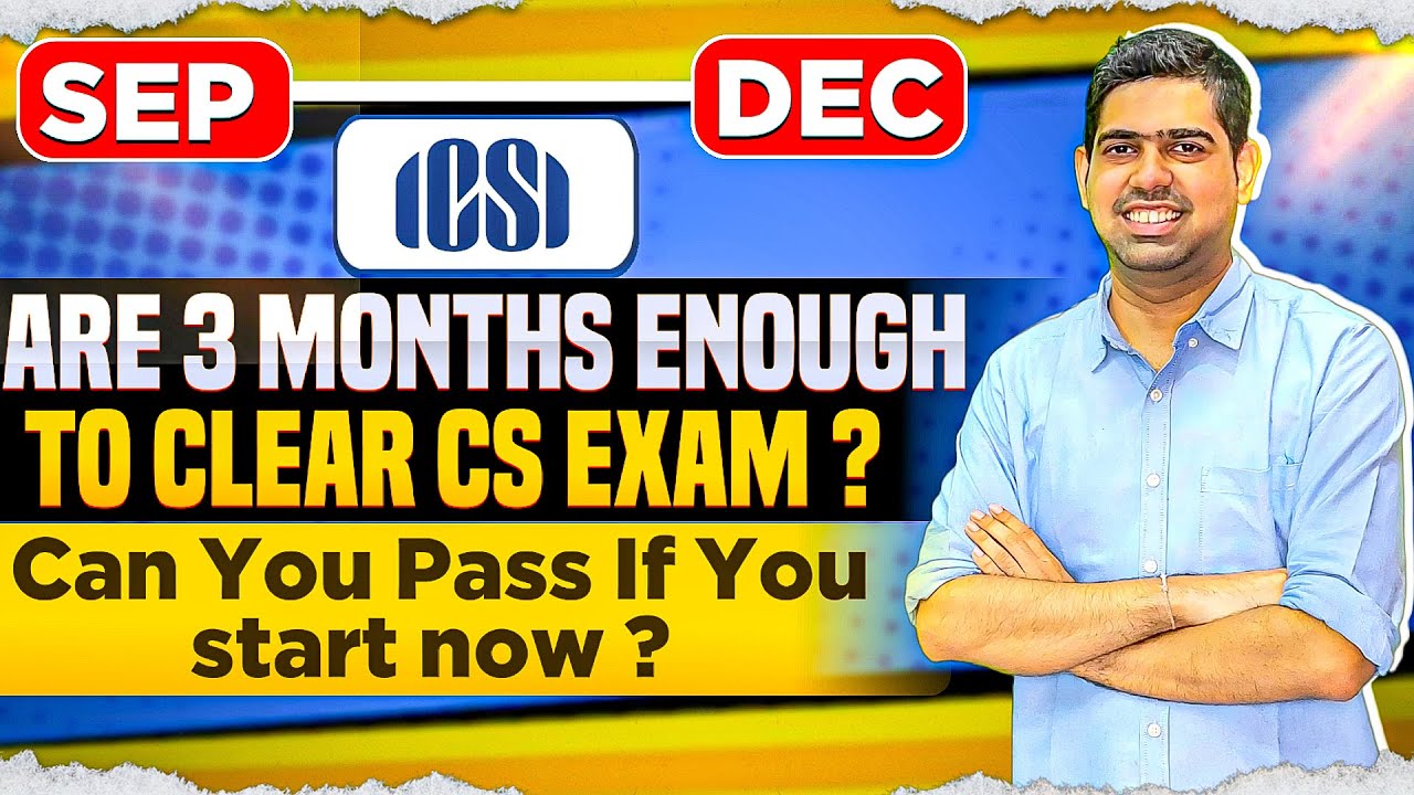 Can You Clear CS Exams in 100 days?Reality Check! CS Exam December 2025|CS Executive CS Professional