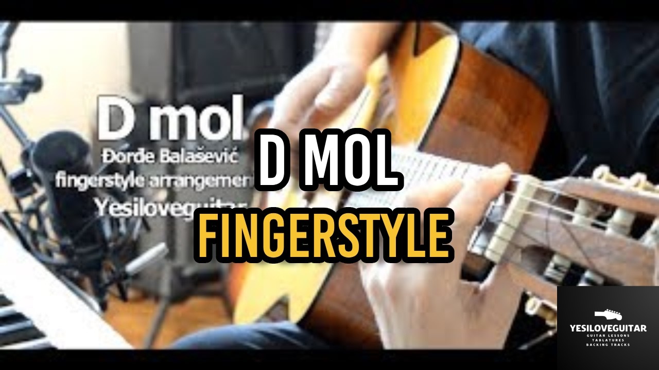 D mol  - fingerstyle arrangement - TAB u opisu