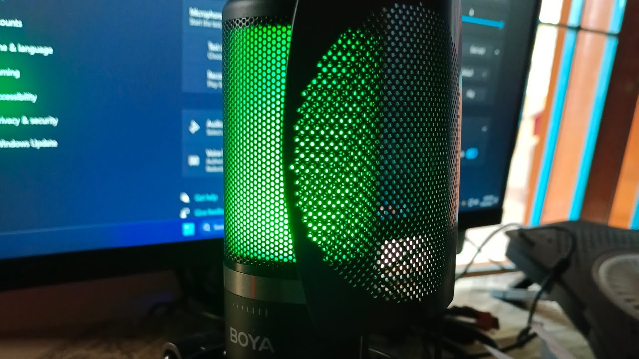 Unboxing Boya K3 Vibrant Lighting Condenser USB Microphone • Audio Tested • Noise Cancellation Test