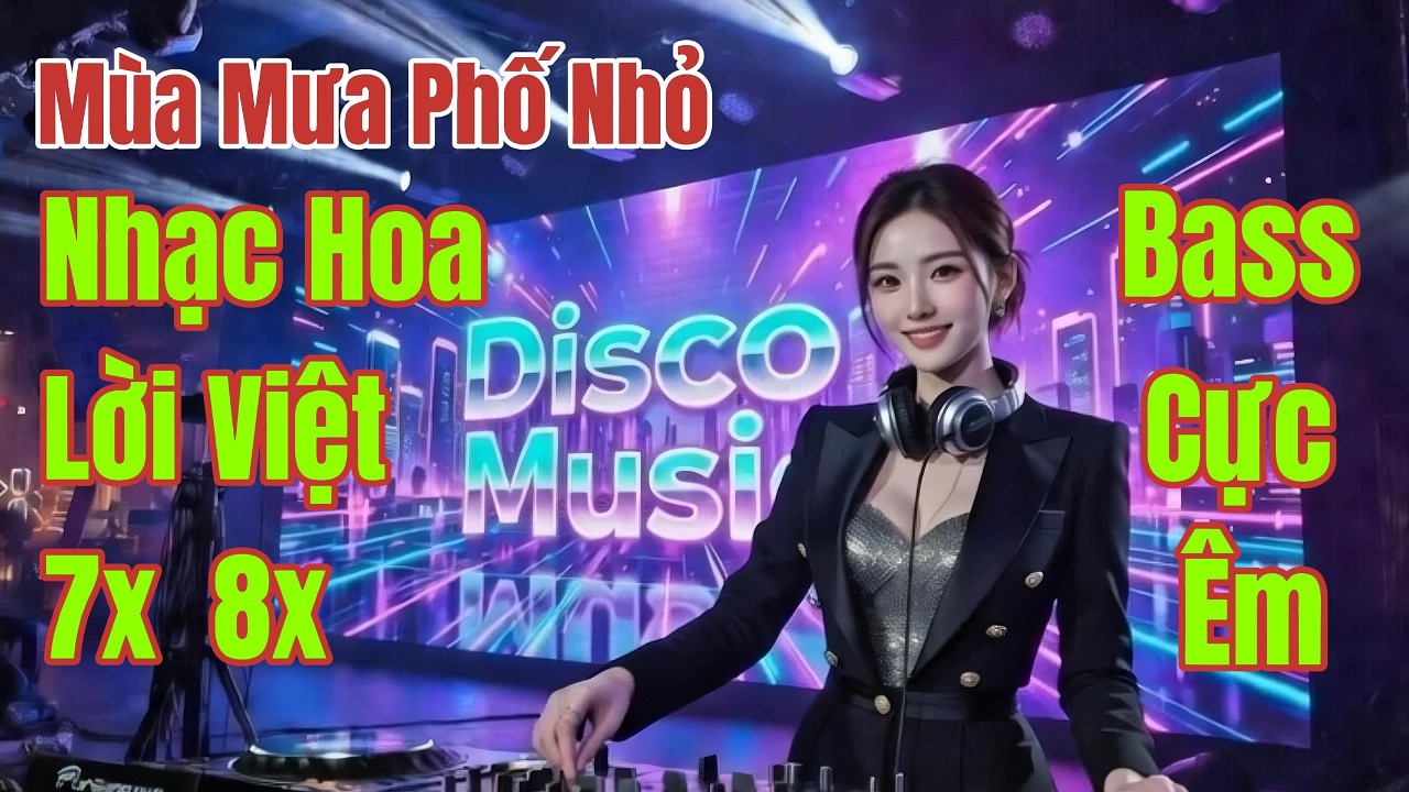 Mùa Mưa Phố Nhỏ - Italo Disco Modern Talking Style | Nhạc Trẻ Sôi Động Hoài Niệm 80s | Bass Cực Êm