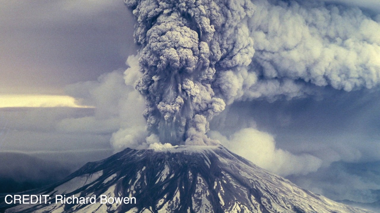 1980 MT ST HELENS ERUPTION -- FOOTAGE AND PHOTOS