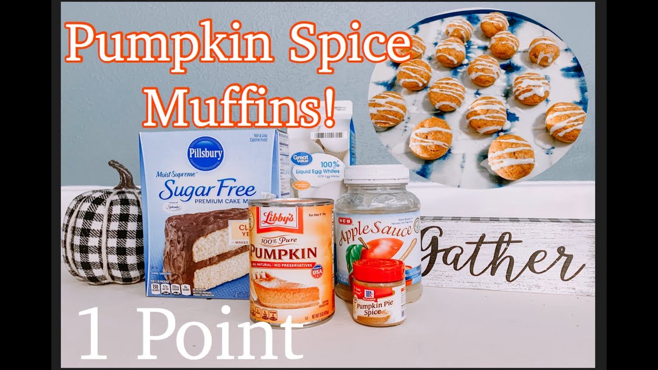 1 POINT PUMPKIN SPICE MUFFINS | WEIGHT WATCHERS | PUMPKIN SPICE