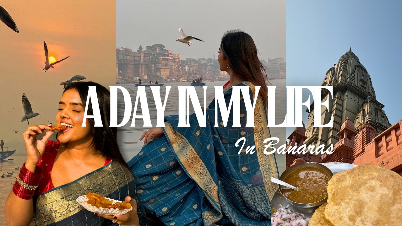 A day in my life in Banaras, India 🪷✨🪞| J Vlog