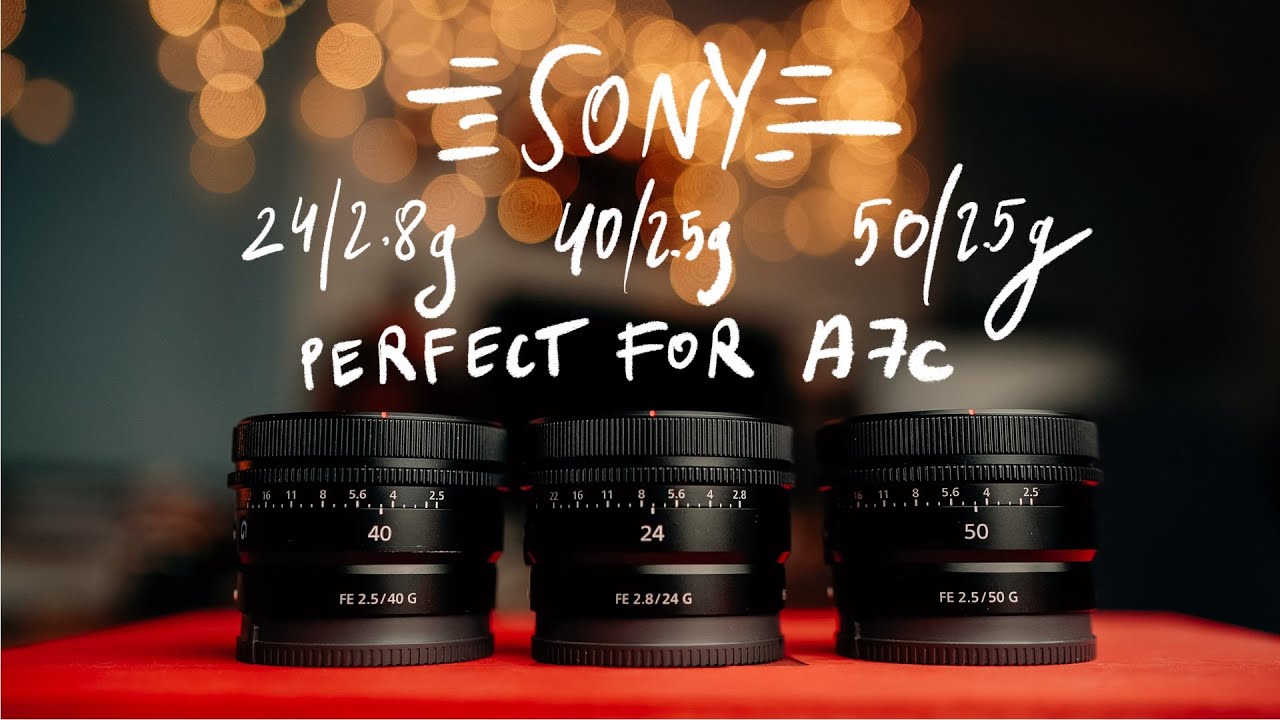 Sony 24/2.8G, 40/2.5G, 50/2.5G hands on vs 24/1.4GM, 35/1.8 and 55/1.8