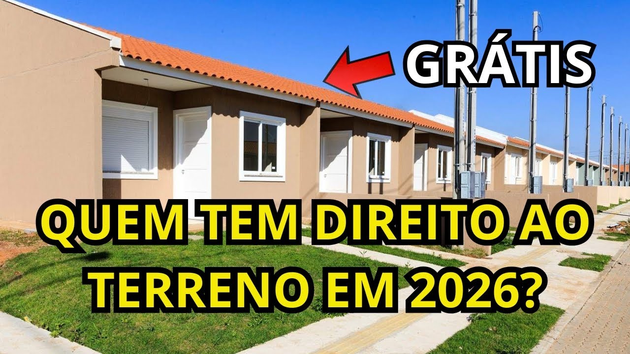 Novo Programa do Governo dando terrenos praticamente de graça agora em 2026!