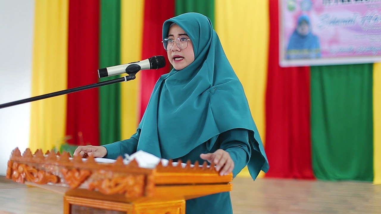 Juara 1 Lomba Pidato Peringatan Hari Ibu ke 93 Kab. Siak Tahun 2021 Utusan Kec. Tualang