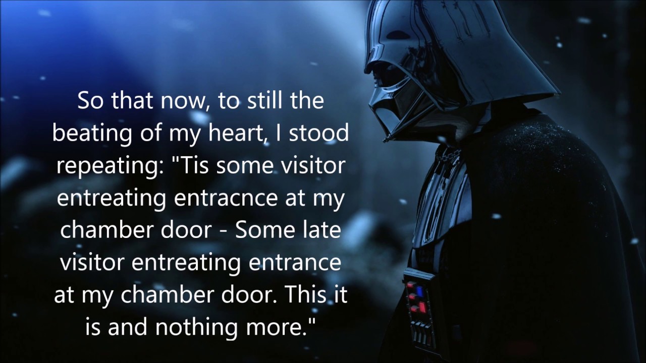 Darth Vader reads 