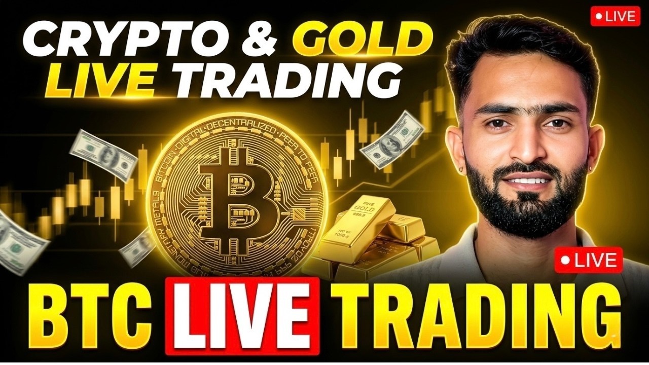 Gold Live Trading | BTC Live Trading | Crypto Live Trading | XAUUSD & Bitcoin Live Analysis