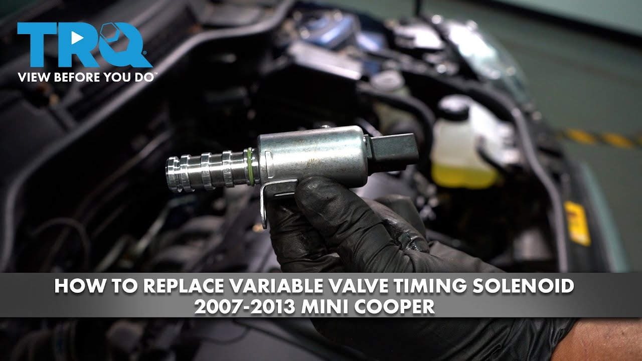 Как заменить соленоид изменения фаз газораспределения Mini Cooper 2007-2013