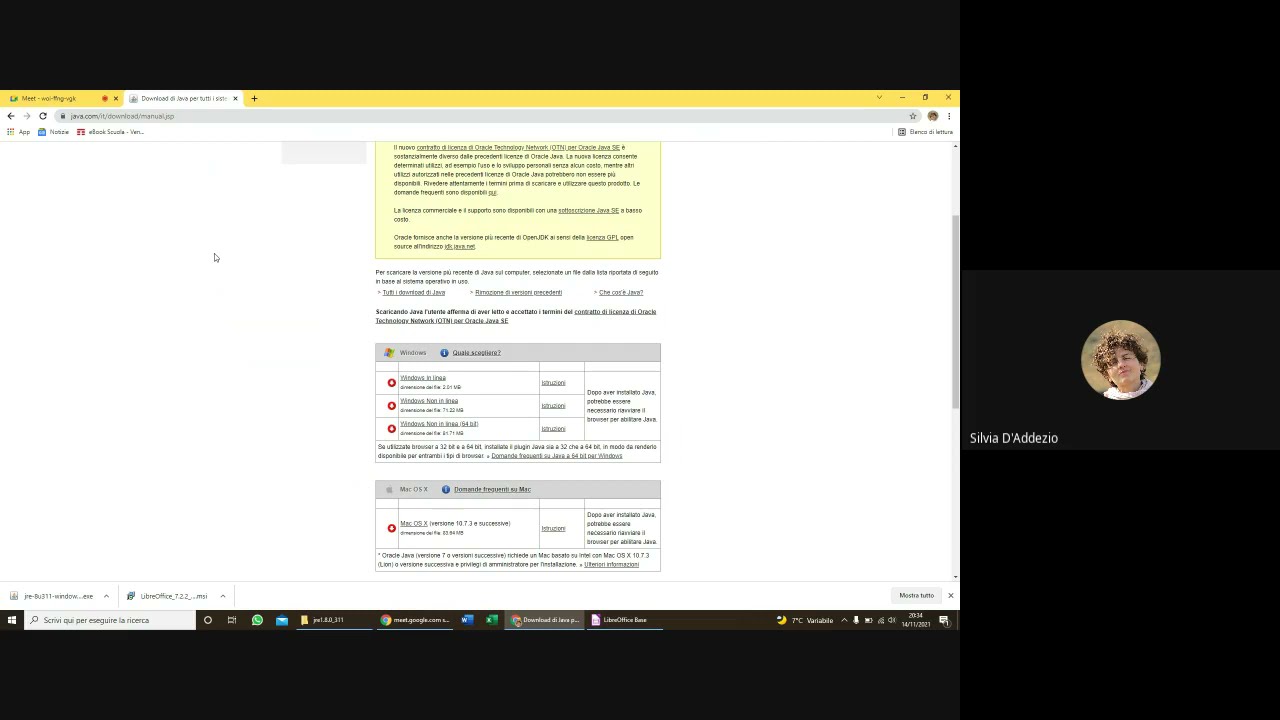 Come installare JRE su Windows per usare Libre Office Base