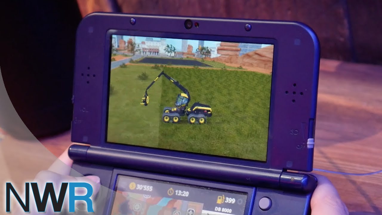 Farming Simulator 18 Off-Screen Gameplay (3DS)