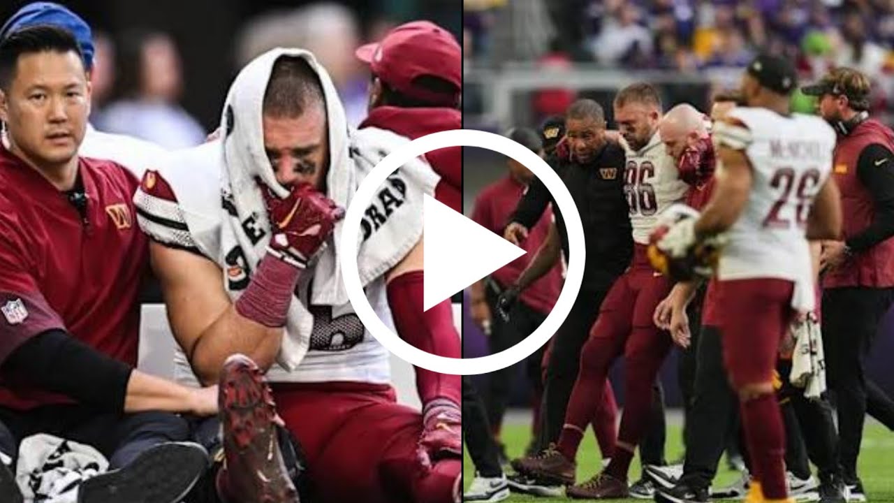 Zach Ertz breaks down in tears and is stretchered off! Horrific ACL tear in front of Vikings 😱 