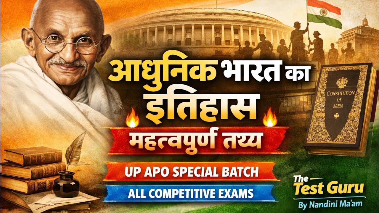 2️⃣ Modern History of India | Important Facts | UP APO & All Exams