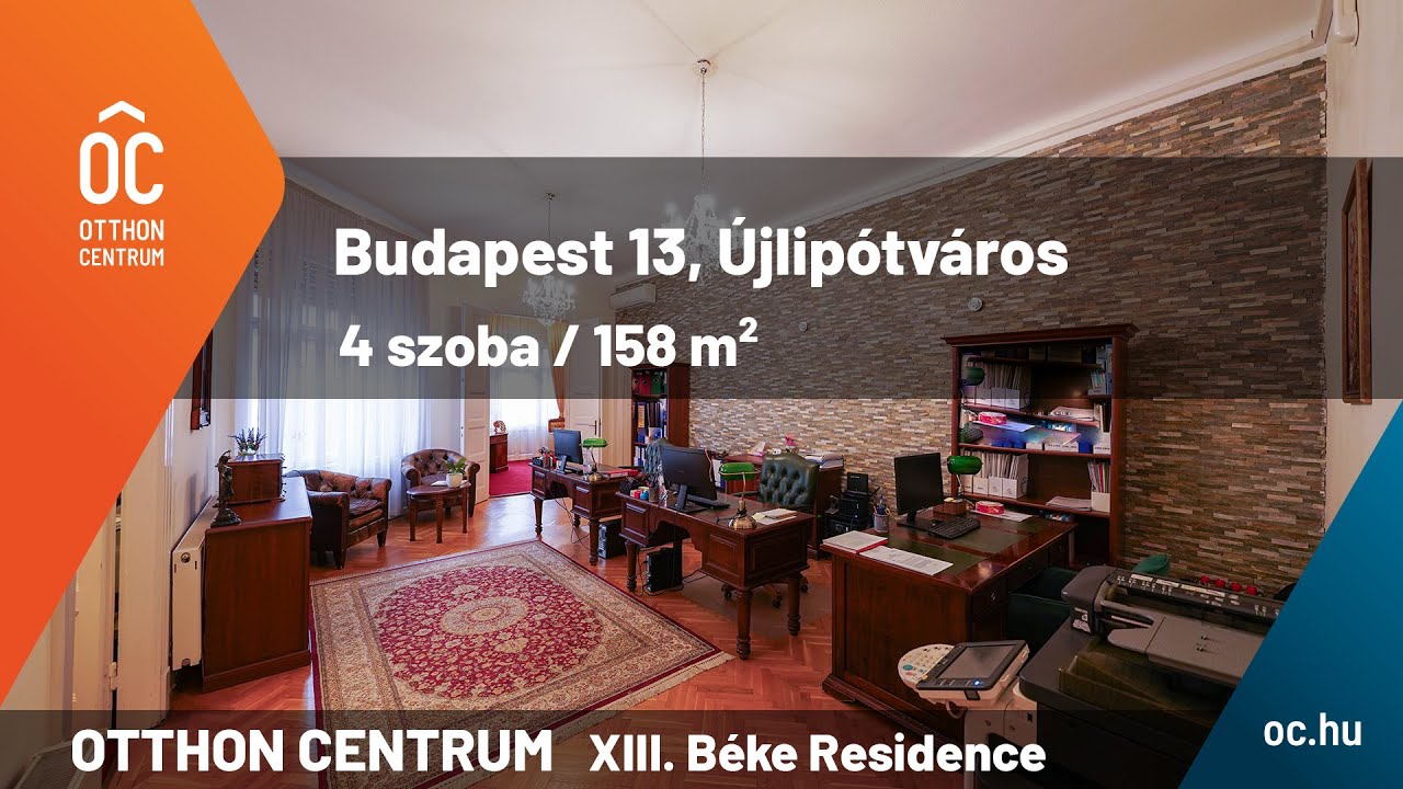 Budapest 13, Újlipótváros / társasházi lakás / tégla / 4 szoba / 158 m²