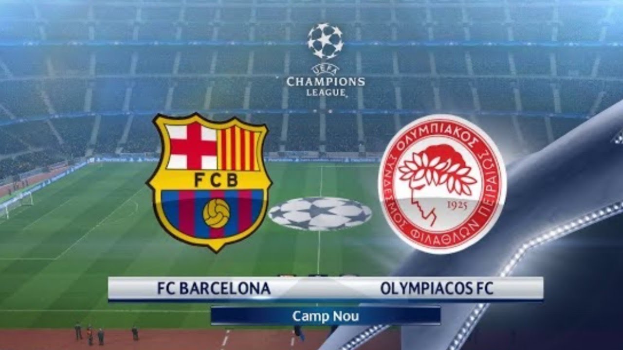 BARCELONA VS OLYMPIACOS LIVE WATCHALONG 