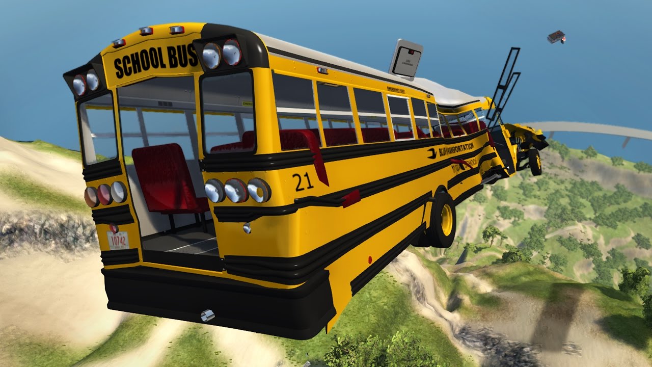 CRASH TESTING CARS OFF GIANT MOUNTAIN! Real Life Crash Physics! (BeamNG Drive Mods)