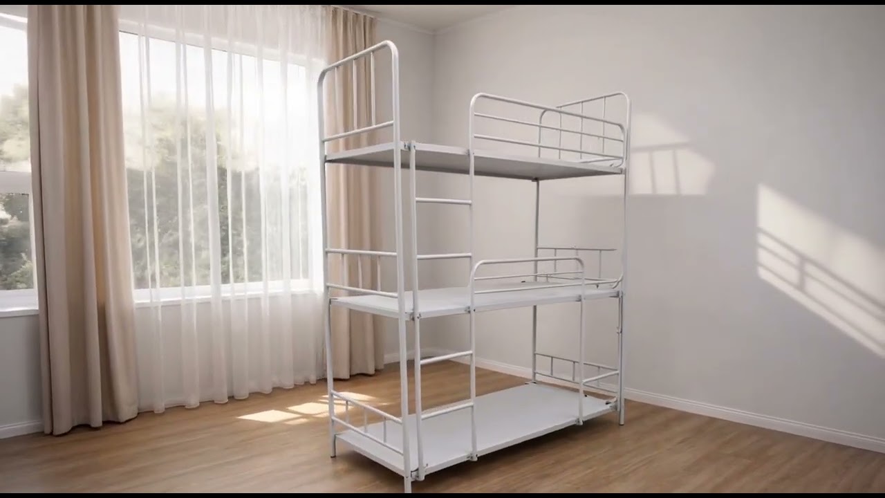 Premium Quality three tier bunk bed | HOSMETAL FAB | Order Online