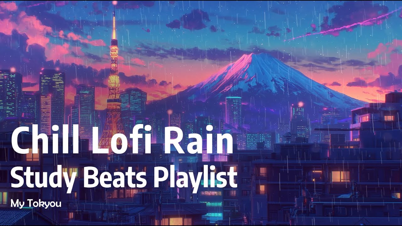 Chill Lofi Rain ☕ 90s Study Beats Playlist