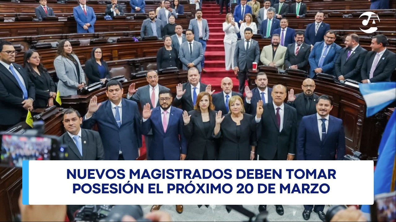 Congreso juramenta a magistrados del Tribunal Supremo Electoral
