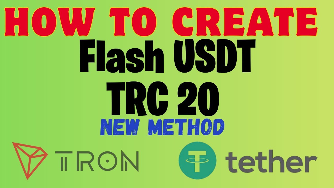 How to generate Flash USDT? | TRX Chain