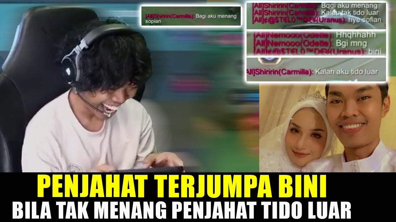 PENJAHAT TERKEJUT JUMPA BINI🤣 BILA TAK MENANG PENJAHAT TIDO LUAR🤣