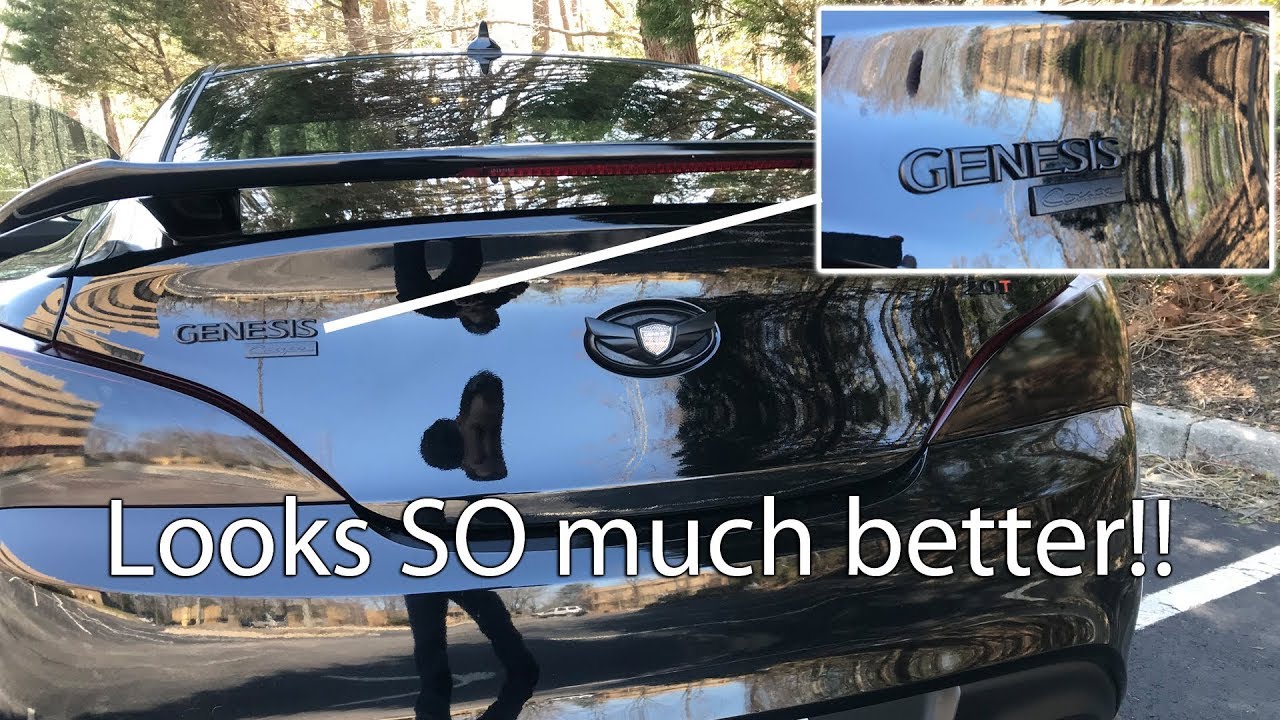 Black out or Debage your car? How to PlastiDip your emblems