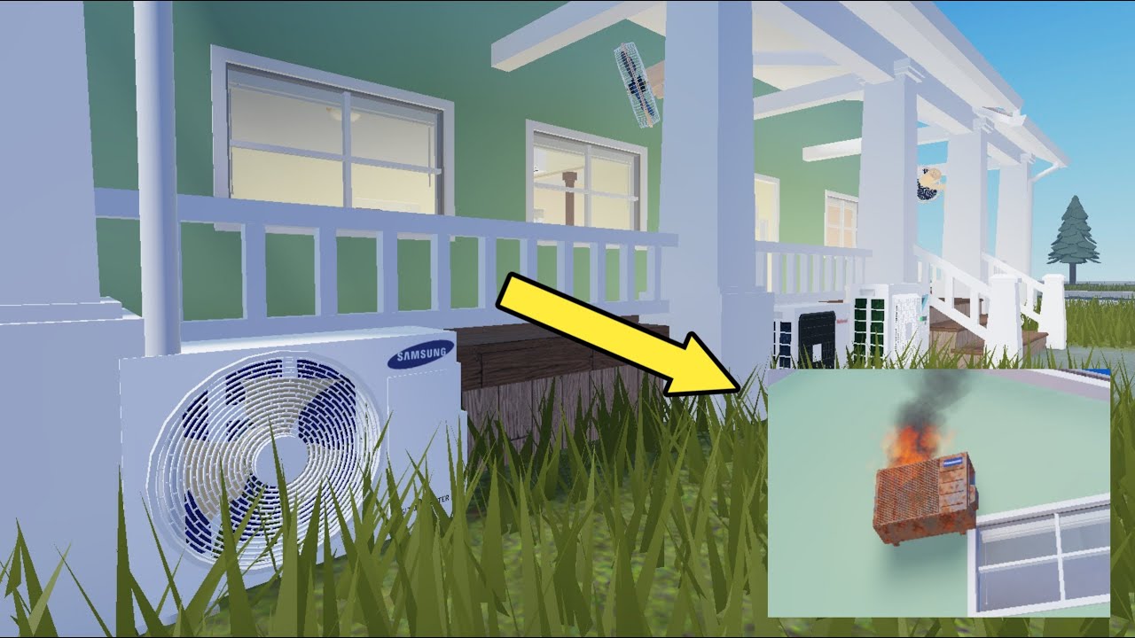 Air Conditioner is Burning! Broken AC Funny Game | Roblox