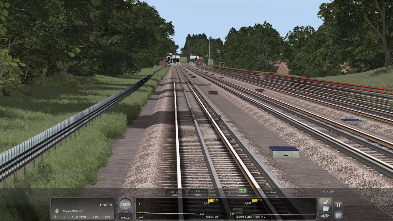 Train Simulator 2020: Metropolitan Line. Chesham-Aldgate (All stations) 4K