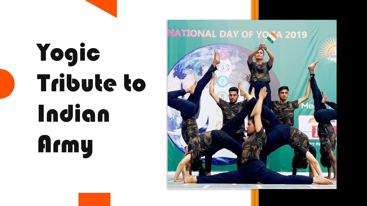 Yogic Tribute to Indian Army by the students of Moksha Yoga Center, Dehradun