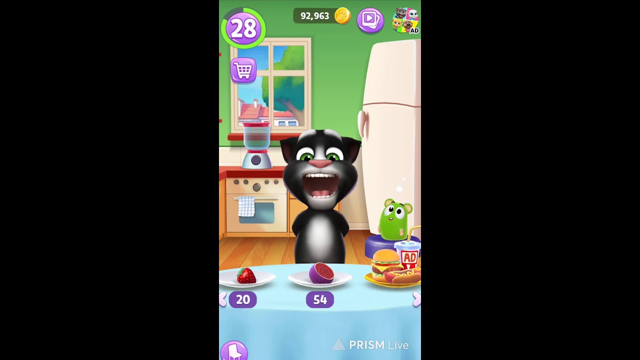 MY TALKING TOM😂 #shorts #live
#trending #viraltom #funnycat #satisfying #talkingtom2 #tom #game
