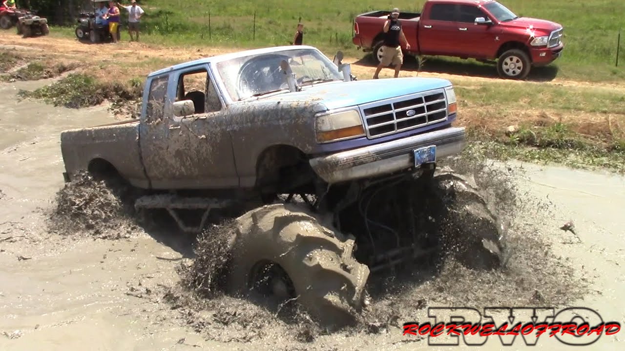 GIANT FORD MUD TRUCK GOES SUPER DEEP!!!