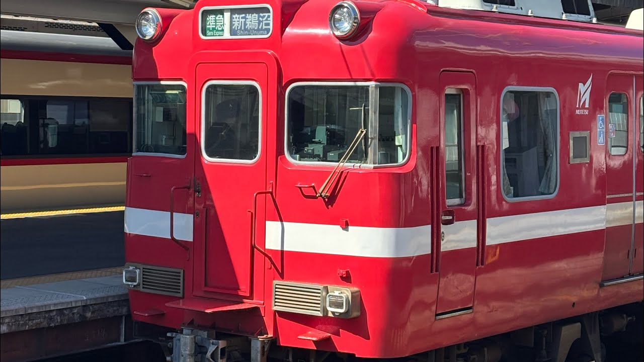 名鉄6000系名鉄3400系いもむし復刻塗装6009f普通犬山行き前面展望呼続〜名鉄名古屋③