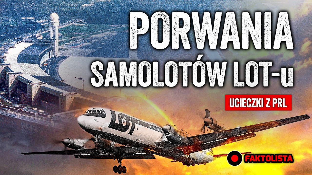 Brawurowe PORWANIA samolot&oacute;w LOT-U w PRL - Kurs Berlin Zachodni