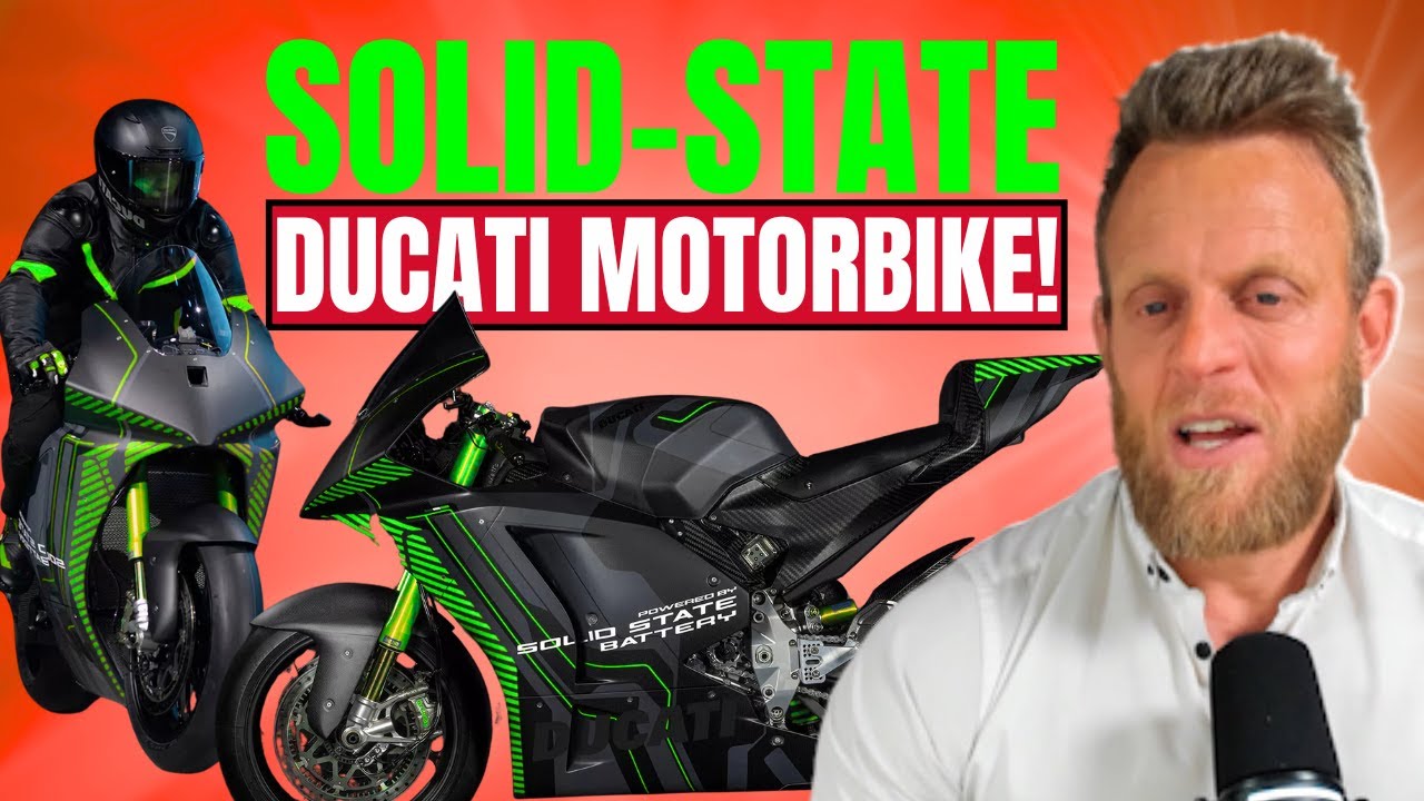 Электрический Ducati с твердотельной батареей: мотоциклетные технологии будущего уже здесь