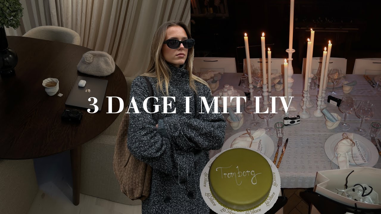 VLOG | hoster mit første event, arbejder på kontoret & hygger med fam