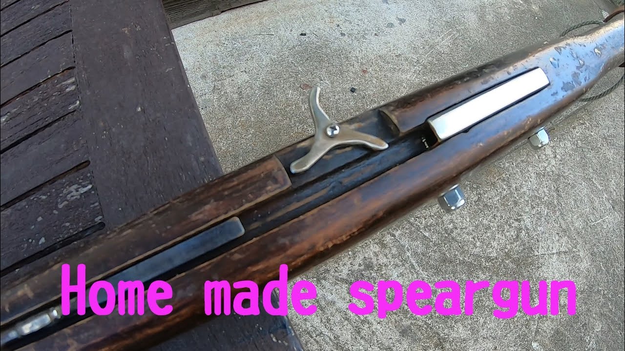 how to make speargun trigger mechanism　สวัสดีครับ