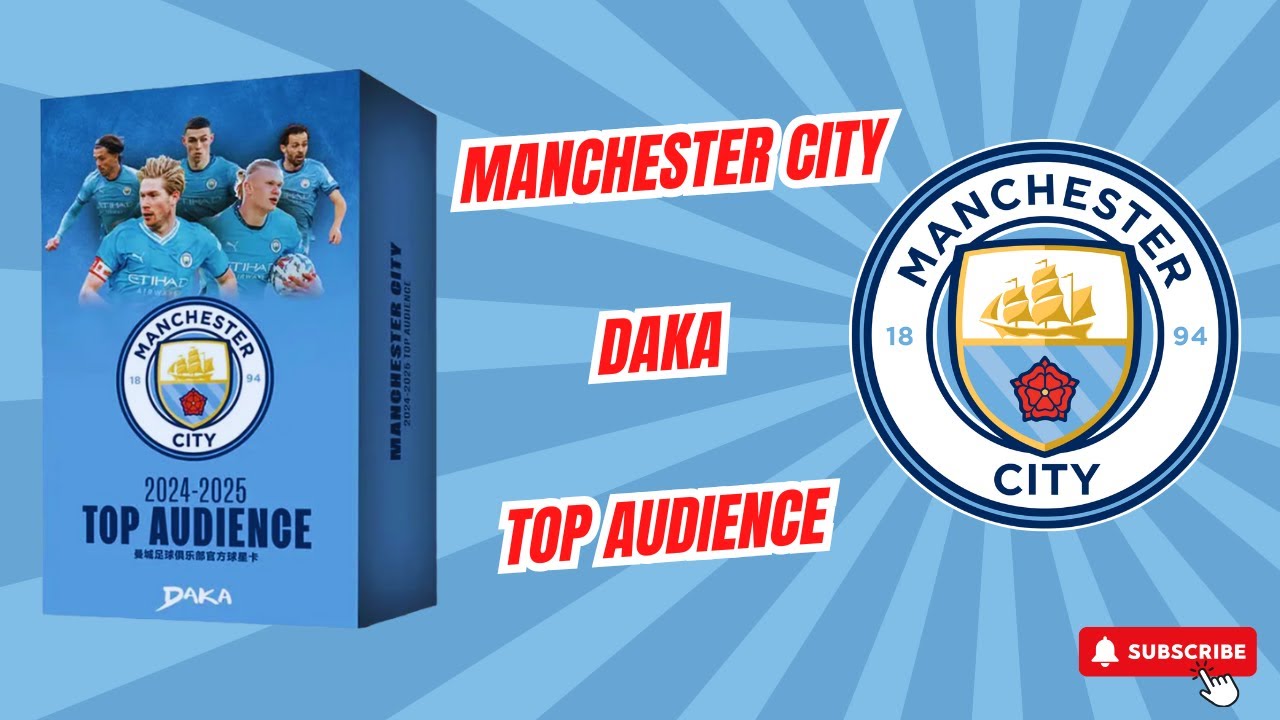 DAKA Top Audience 2024-25 Manchester City Doboz Bemutató